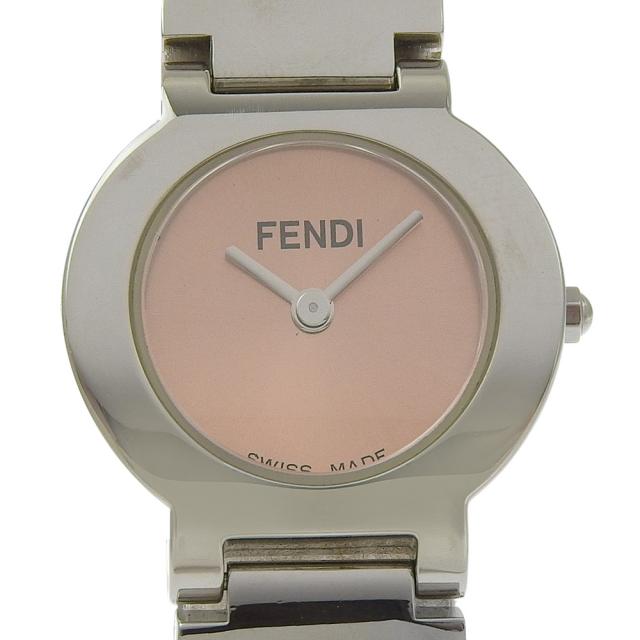 FENDI フェンディ オロロジ 3050L SS 石英 アナログ書きあらわす オレンジ色文字記号盤 ウオッチ
