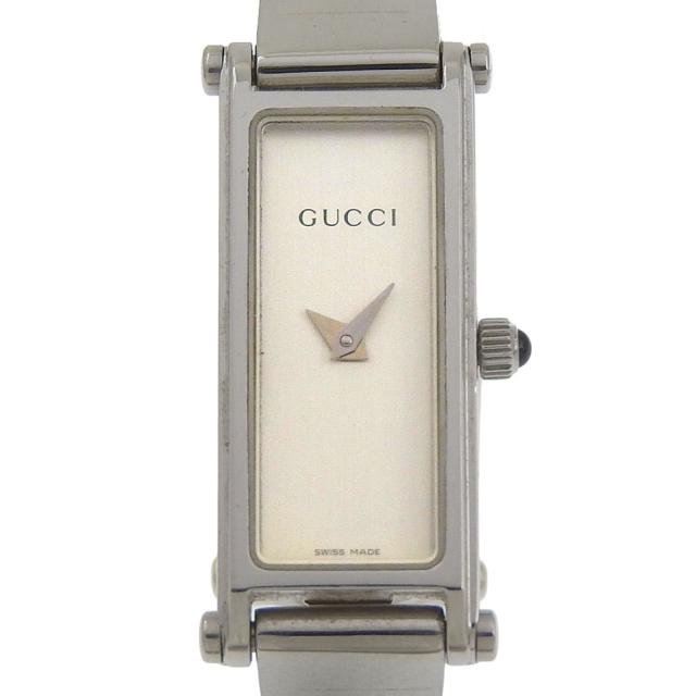 GUCCI グッチ 1500L SS クオーツ アナログ表示 シルバー文字盤 腕時計 レディース 【中古】