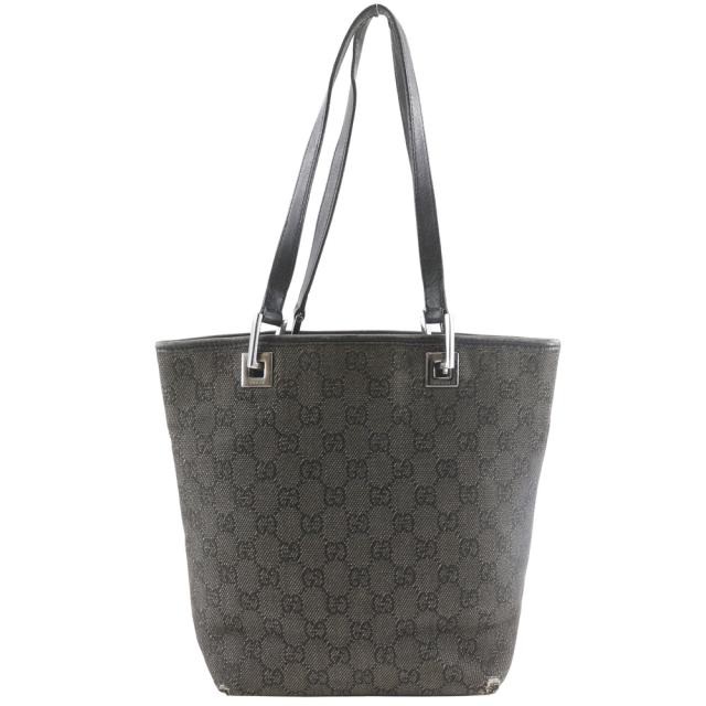 GUCCI グッチ GGデニム 31244 デニム 黒 トートバッグ レディース 【中古】