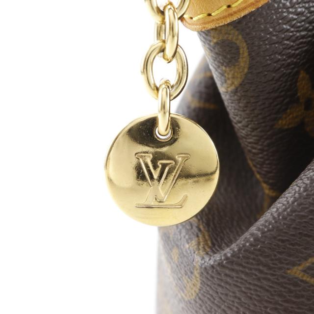 LOUIS VUITTON ルイ・ヴィトン ティヴォリPM M40143 モノグラムキャンバス 茶 ハンドバッグ_14