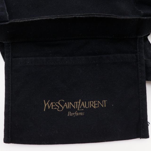 YVES SAINT LAURENT イヴ・サンローラン YSLロゴ ノベルティ ノベルティ コットン 黒_13