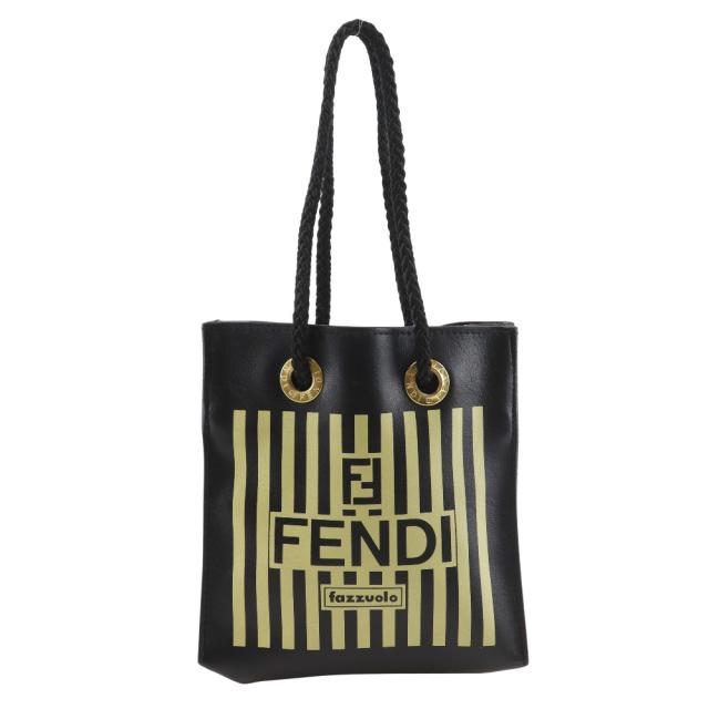 FENDI フェンディ fazzuolo ミニハンドバッグ ミニハンドバッグ レザー 黒 ハンドバッグ