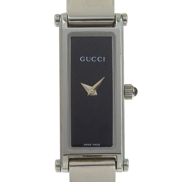 GUCCI グッチ 1500L SS クオーツ アナログ表示 黒文字盤 腕時計 レディース 【中古】