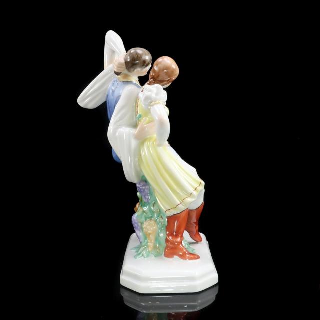 HEREND ヘレンド 【 ダンシング・カップル 】 5513 ポーセリン 置物 オブジェ _ 【中古】_7