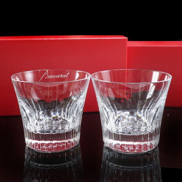 Baccarat バカラ フィオラ 2018年タンブラー ペア クリスタル 食器 _ 【中古】