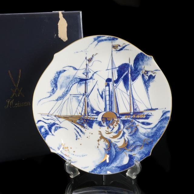 Meissen マイセン 郵便蒸気船 ( ソルヴェイ号 ) 2001年イヤープレート ポーセリン 食器 _ 14,256円