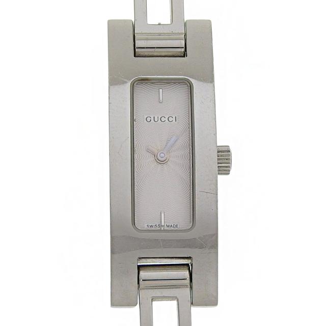 GUCCI グッチ 3900L SS クオーツ アナログ表示 シルバー文字盤 腕時計 レディース 【中古】