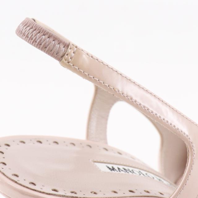 MANOLO BLAHNIK マノロブラニク バックストラップ パテントレザー