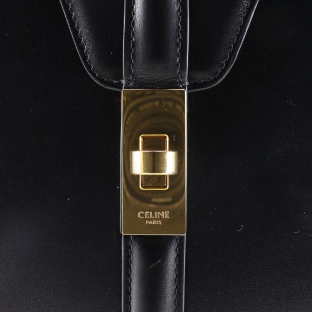 CELINE セリーヌ 16 セーズ クラシック 2WAYショルダー 187373BEY カーフ 黒 ハンドバッグ_11