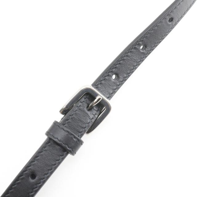 GUCCI グッチ プチGG ダブルＧ 2WAY 739722 レザー 黒 ショルダーバッグ レディース 【中古】_7