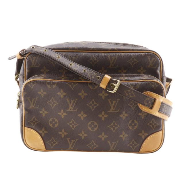 LOUIS VUITTON ルイ・ヴィトン ナイル M45244 モノグラムキャンバス 茶 ショルダーバッグ