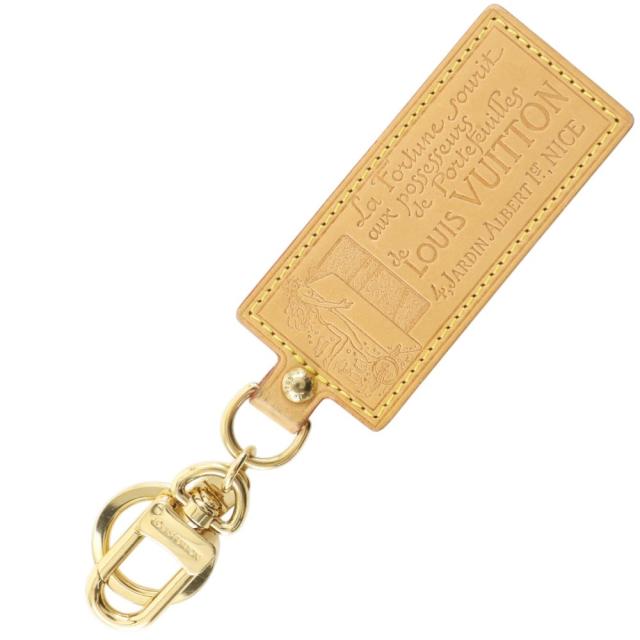 LOUIS VUITTON ルイ・ヴィトン ポルト・クレ・フォルテュンヌ M85378 ヌメ革 キーホルダー