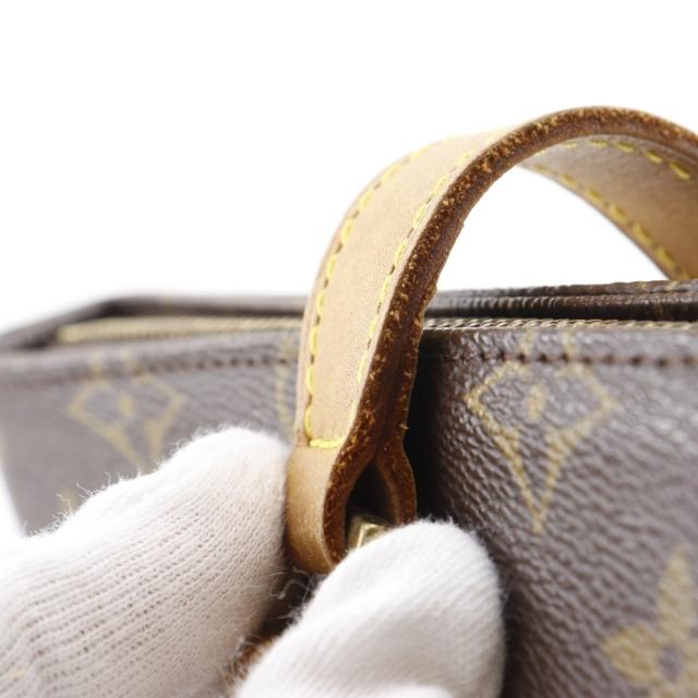 LOUIS VUITTON ルイ・ヴィトン カバ・ピアノ M51148 モノグラムキャンバス 茶 トートバッグ_8