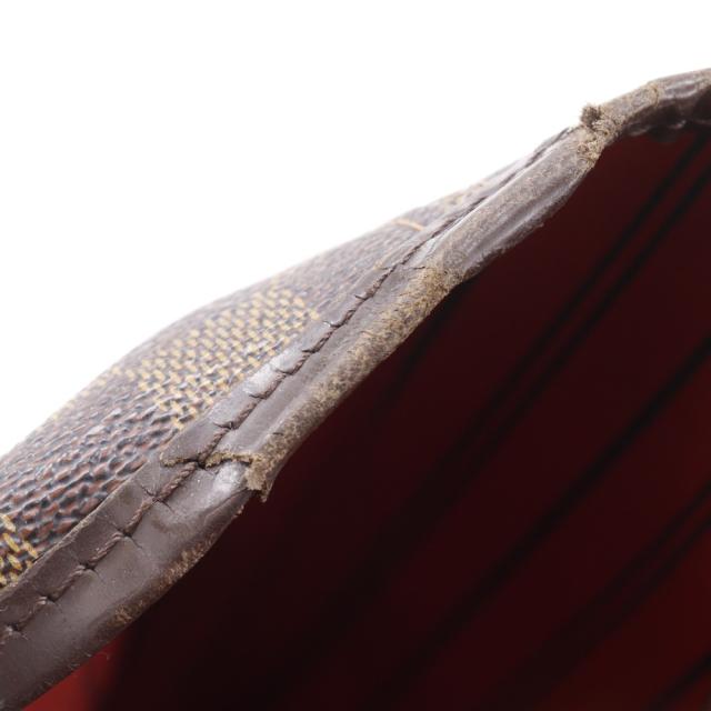 LOUIS VUITTON ルイ・ヴィトン ネバーフルMM N41358 ダミエキャンバス 茶 トートバッグ_9