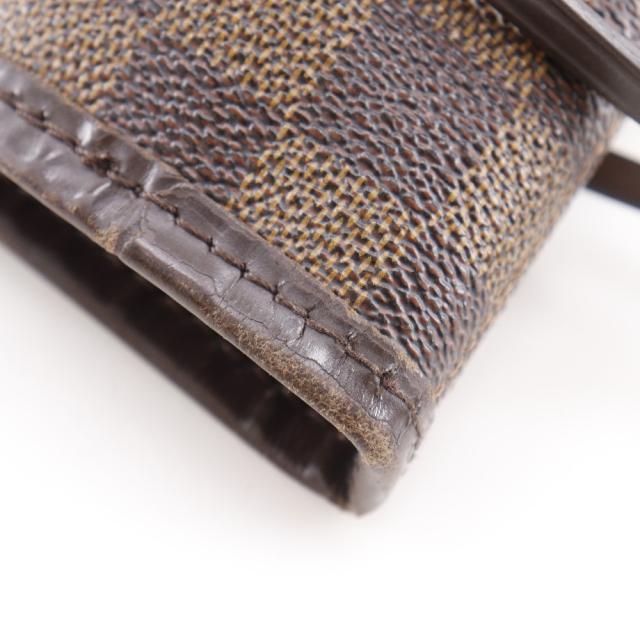 LOUIS VUITTON ルイ・ヴィトン ネバーフルMM N41358 ダミエキャンバス 茶 トートバッグ_11