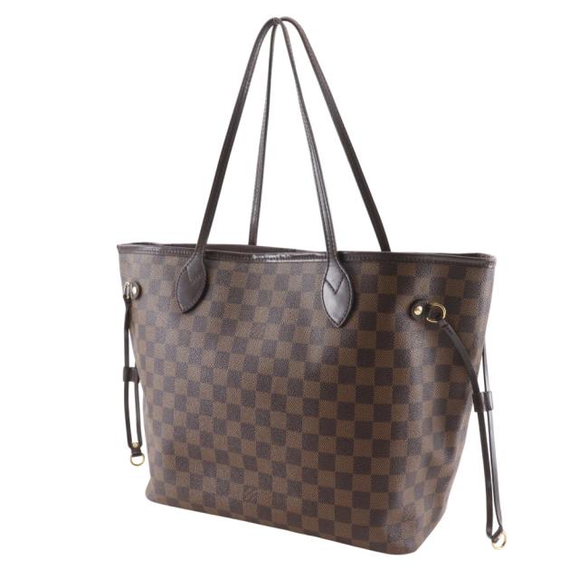 LOUIS VUITTON ルイ・ヴィトン ネバーフルMM N41358 ダミエキャンバス 茶 トートバッグ_1
