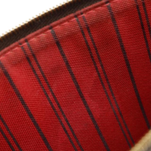 LOUIS VUITTON ルイ・ヴィトン ネバーフルMM N41358 ダミエキャンバス 茶 トートバッグ_15