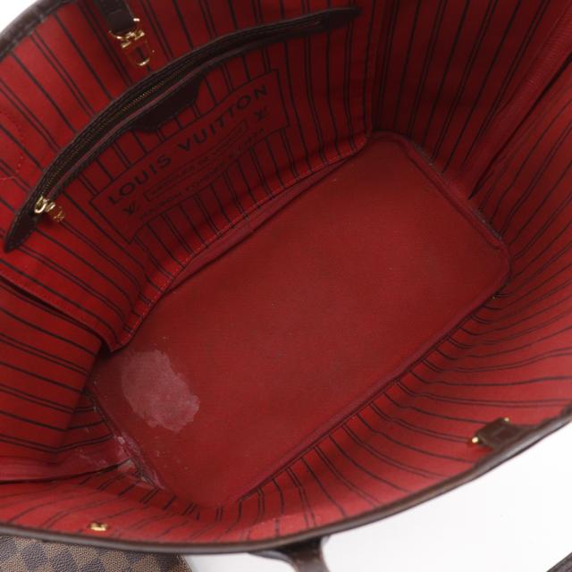LOUIS VUITTON ルイ・ヴィトン ネバーフルMM N41358 ダミエキャンバス 茶 トートバッグ_4