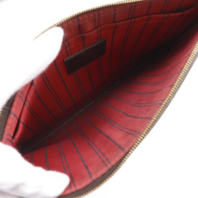 LOUIS VUITTON ルイ・ヴィトン ネバーフルMM N41358 ダミエキャンバス 茶 トートバッグ_5