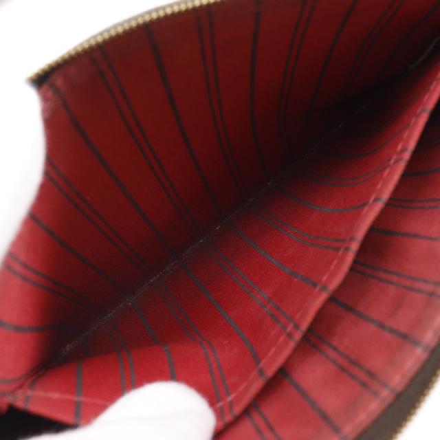 LOUIS VUITTON ルイ・ヴィトン ネバーフルMM N41358 ダミエキャンバス 茶 トートバッグ_6