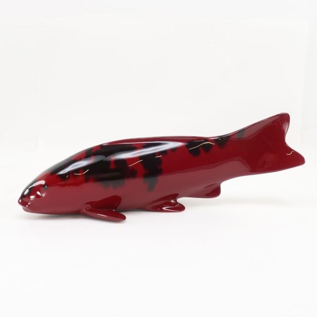 NORITAKE ノリタケ オールドノリタケ 錦鯉 置物 一対 置物 オブジェ _ 【中古】_5