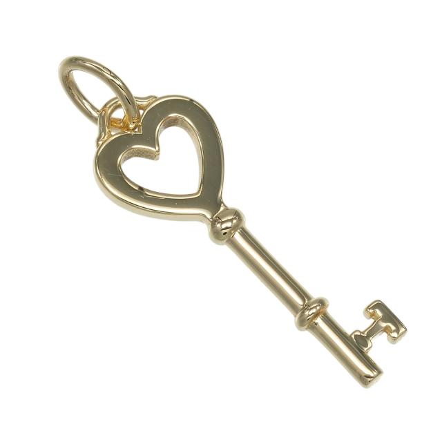 TIFFANY&Co. ティファニー ハートキー K18イエローゴールド ペンダントトップ 2.26g