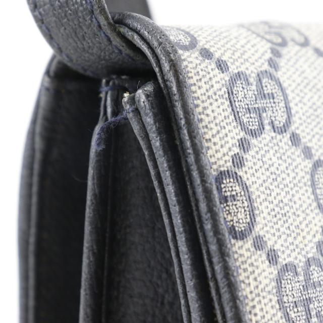 GUCCI グッチ オールドグッチ 2WAYクラッチ 904.02.050 GGプラス グレー/紺 ショルダーバッグ_15