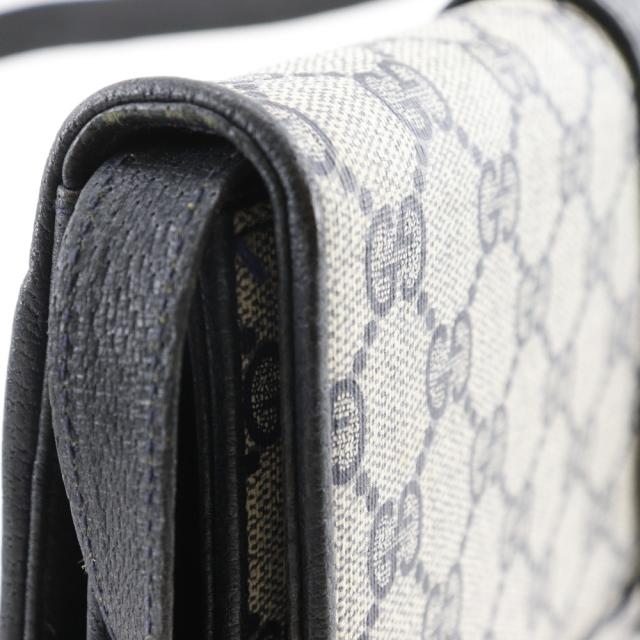 GUCCI グッチ オールドグッチ 2WAYクラッチ 904.02.050 GGプラス グレー/紺 ショルダーバッグ_18