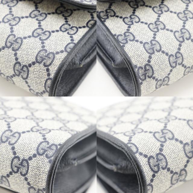 GUCCI グッチ オールドグッチ 2WAYクラッチ 904.02.050 GGプラス グレー/紺 ショルダーバッグ_3
