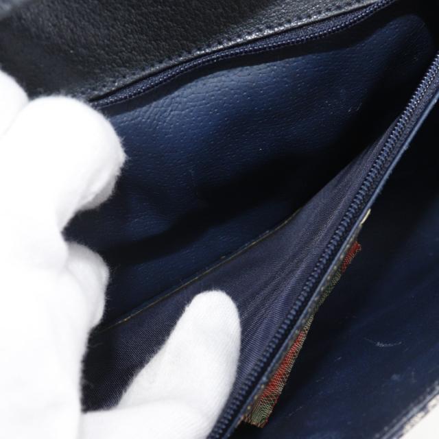 GUCCI グッチ オールドグッチ 2WAYクラッチ 904.02.050 GGプラス グレー/紺 ショルダーバッグ_6