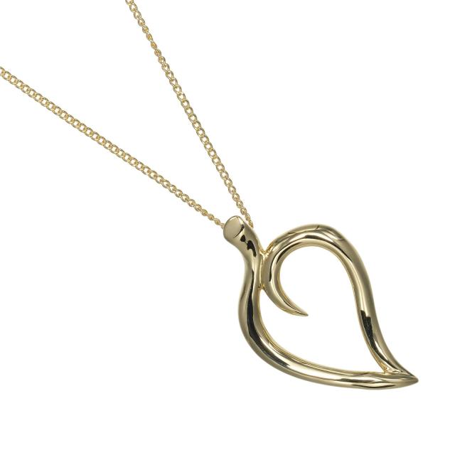 TIFFANY&amp;Co. ティファニー リーフ K18イエローゴールド ネックレス 4.52g レディース