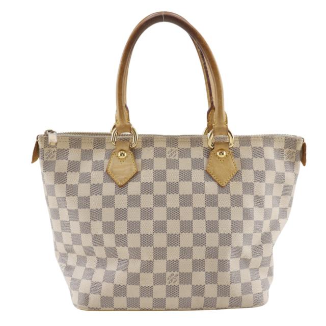 LOUIS VUITTON ルイ・ヴィトン サレヤPM N51186 ダミエアズールキャンバス 白 ハンドバッグ