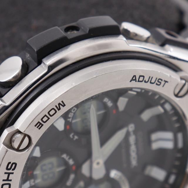CASIO カシオ G-SHOCK GST-W110 SS ソーラー電波時計 アナデジ表示 