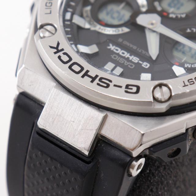 CASIO カシオ G-SHOCK GST-W110 SS ソーラー電波時計 アナデジ表示 