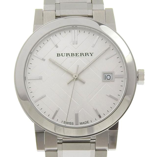 BURBERRY バーバリー BU9000 SS シルバー クオーツ アナログ表示 シルバー文字盤 腕時計