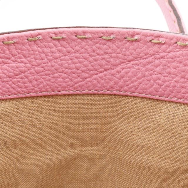 FENDI フェンディ セレリア ミニリンダ 8BR486 カーフ ピンク ハンドバッグ レディース_10