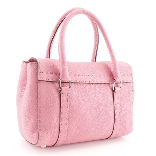 FENDI フェンディ セレリア ミニリンダ 8BR486 カーフ ピンク ハンドバッグ レディース_2