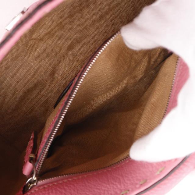 FENDI フェンディ セレリア ミニリンダ 8BR486 カーフ ピンク ハンドバッグ レディース_6