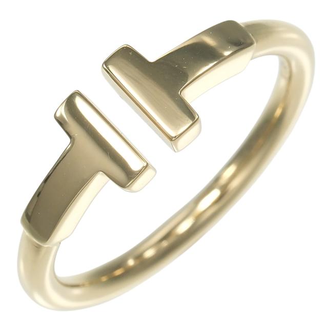 TIFFANY&Co. ティファニー Tワイヤー K18イエローゴールド 8号 リング・指輪 3.18g