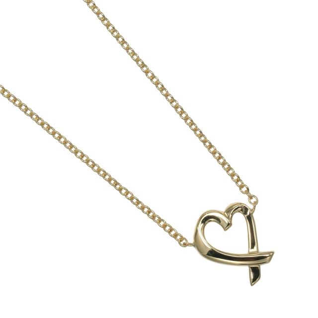 TIFFANY&Co. ティファニー ラビングハート K18イエローゴールド 
