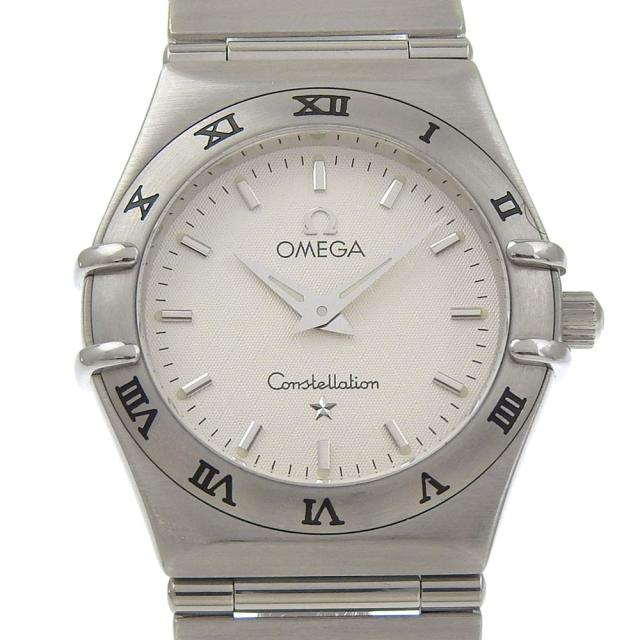 OMEGA オメガ コンステレーション ミニ 1562.30 SS クオーツ アナログ表示 ホワイト文字盤