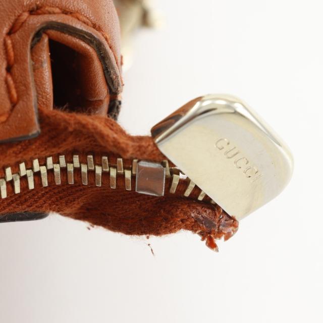 GUCCI グッチ スーキー ディアマンテGG 2WAYショルダー 247902 シマレザー 茶 トートバッグ_7