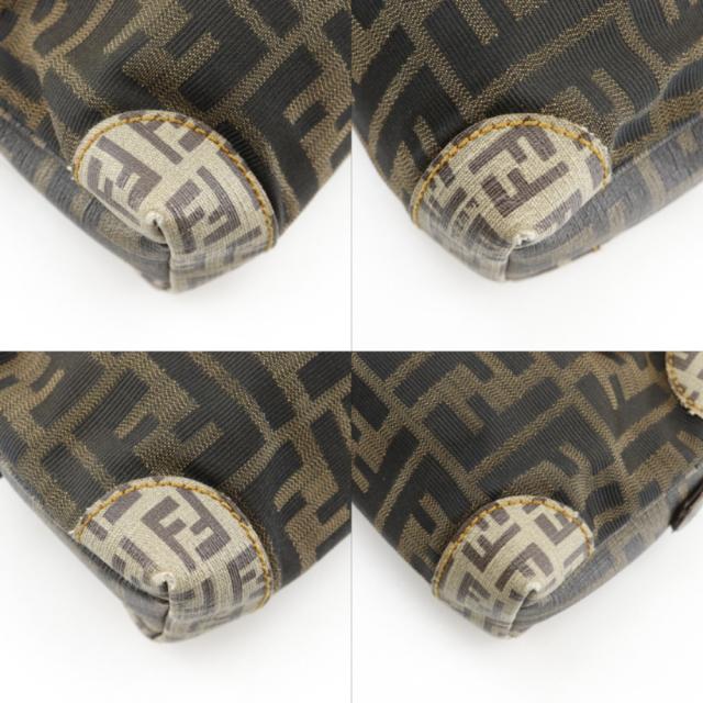 FENDI フェンディ ミニボストン 2WAYショルダー ズッカ ナイロン