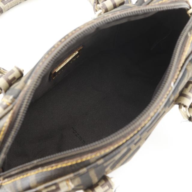 FENDI フェンディ ミニボストン 2WAYショルダー ズッカ ナイロン