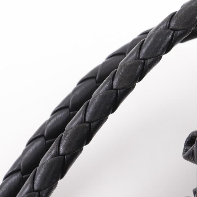 BOTTEGAVENETA ボッテガヴェネタ イントレチャート レザー 黒 トートバッグ レディース_15