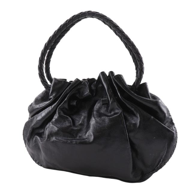 BOTTEGAVENETA ボッテガヴェネタ イントレチャート レザー 黒 トートバッグ レディース_1