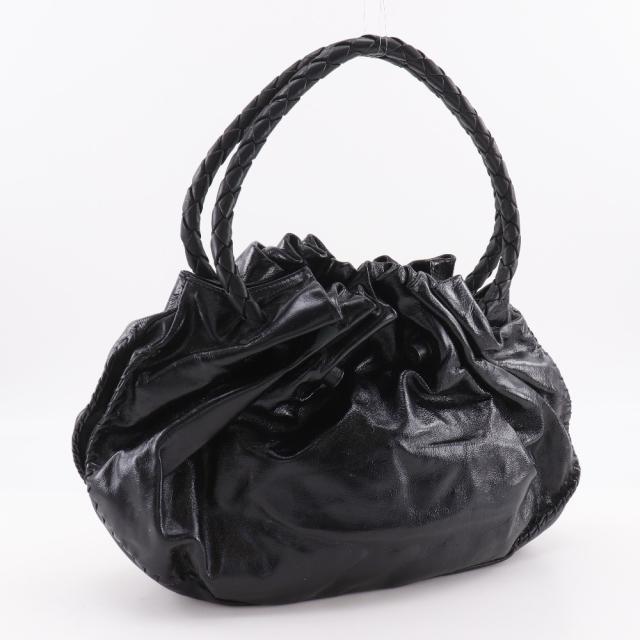 BOTTEGAVENETA ボッテガヴェネタ イントレチャート レザー 黒 トートバッグ レディース_2