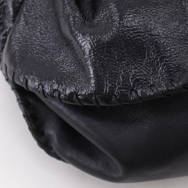 BOTTEGAVENETA ボッテガヴェネタ イントレチャート レザー 黒 トートバッグ レディース_3