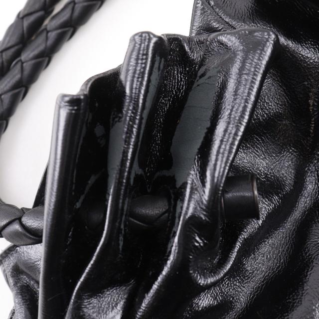 BOTTEGAVENETA ボッテガヴェネタ イントレチャート レザー 黒 トートバッグ レディース_7