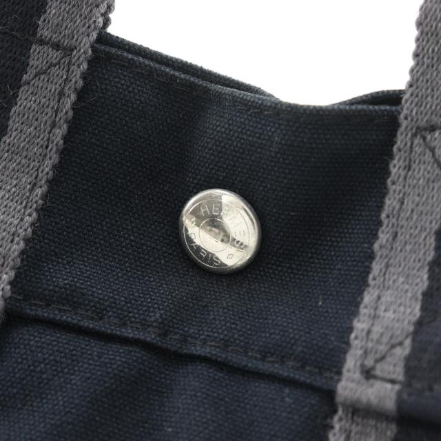 HERMES エルメス フールトゥPM キャンバス 黒 ハンドバッグ ユニセックス 【中古】_11
